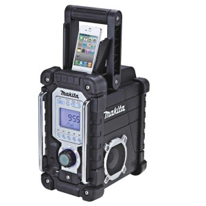 Baustellenradio mit iPod Docking